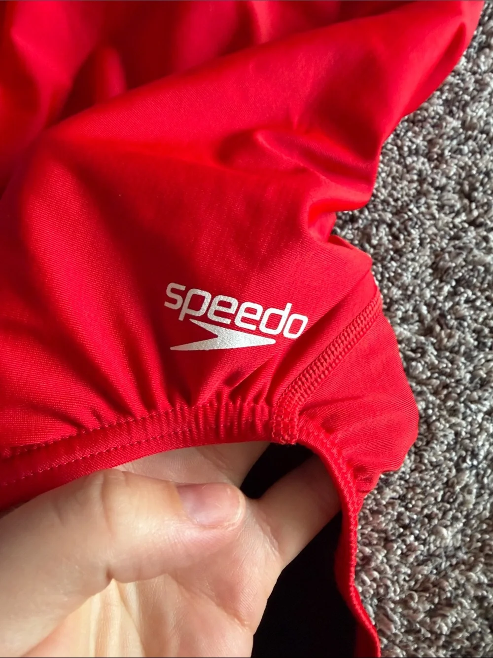 Speedo Pro LT red one piece swimsuit size girls 12/28